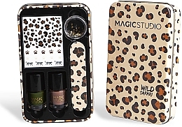 Парфумерія, косметика Набір для нігтів, 6 продуктів - Magic Studio Wild Safari Nail Tin Box