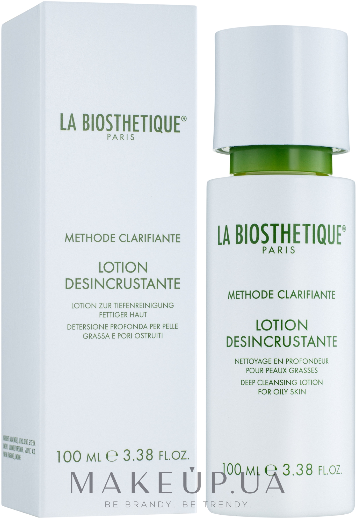 Лосьйон для глибокого очищення жирної шкіри обличчя - La Biosthetique Methode Clarifiante Lotion Désincrustante — фото 100ml