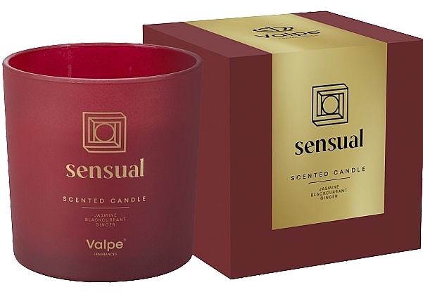 Ароматическая свеча в матовом стакане "Sensual" - Bispol Valpe Sensual Scented Candle  — фото N1