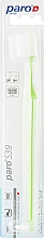 Парфумерія, косметика Зубна щітка "S39", салатова - Paro Swiss Toothbrush