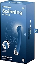 Парфумерія, косметика Вібратор для стимуляції точки G, синій - Satisfyer Spinning G-Spot 1 Blue