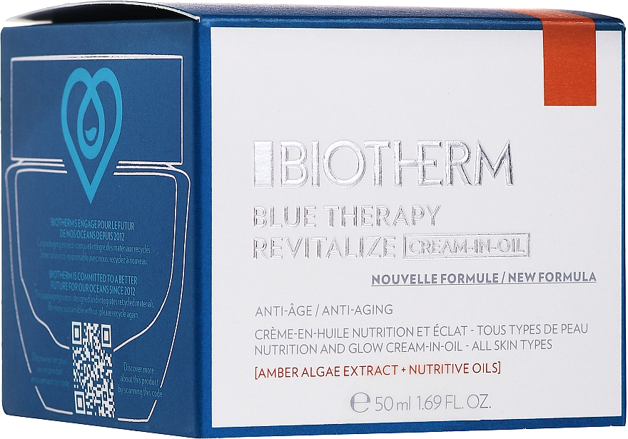 Денний крем-олія для обличчя - Biotherm Blue Therapy Revitalize Cream-In-Oil — фото N2