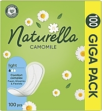 Ежедневные гигиенические прокладки, 100шт - Naturella Camomile Light — фото N2