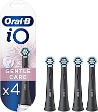 Насадки для електричної щітки, чорні, 4 шт. - Oral-B iO Gentle Care — фото N1