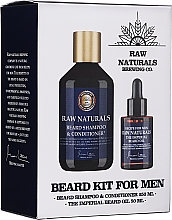 Набор - Recipe For Men RAW Naturals Beard Kit For Men (shmp/250ml + beard/oil/50ml) — фото N1