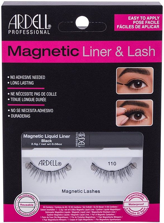 Набір - Ardell Magnetic Lash & Liner Lash 110 (eye/liner/2.5g + lashes/2pc) — фото N1