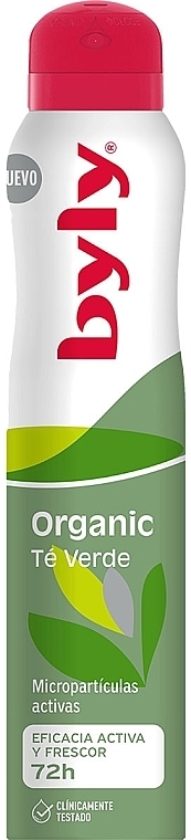 Дезодорант-спрей - Byly Desodorante Organic Té Verde  — фото N1