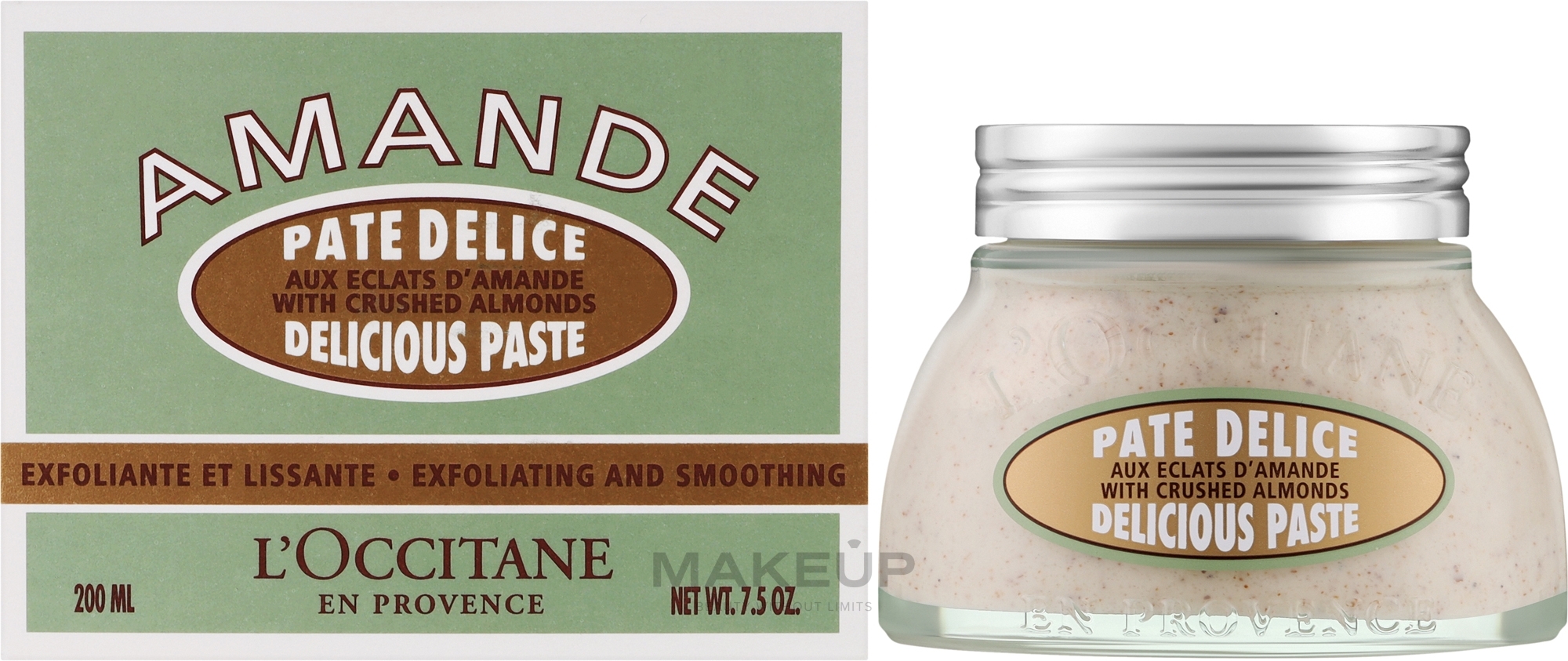 Паста-скраб для тіла "Мигдальна" - L'Occitane Almond Exfoliating And Smoothing Delicious Paste — фото 200ml