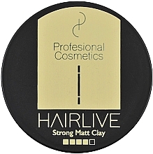 Духи, Парфюмерия, косметика Матовая помада для укладки волос - Profesional Cosmetics Hairlive Strong Matt Clay