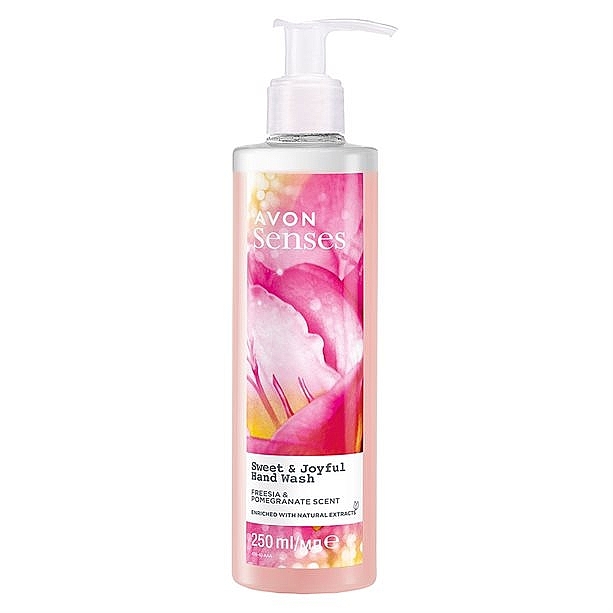 Жидкое мыло для рук "Счастливые моменты" - Avon Senses Sweet & Joyful Hand Wash  — фото N1