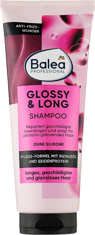 Профессиональный шампунь для длинных волос - Balea Professional Glossy & Long — фото N1