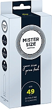 Парфумерія, косметика Презервативи латексні, розмір 49, 10 шт. - Mister Size Extra Fine Condoms