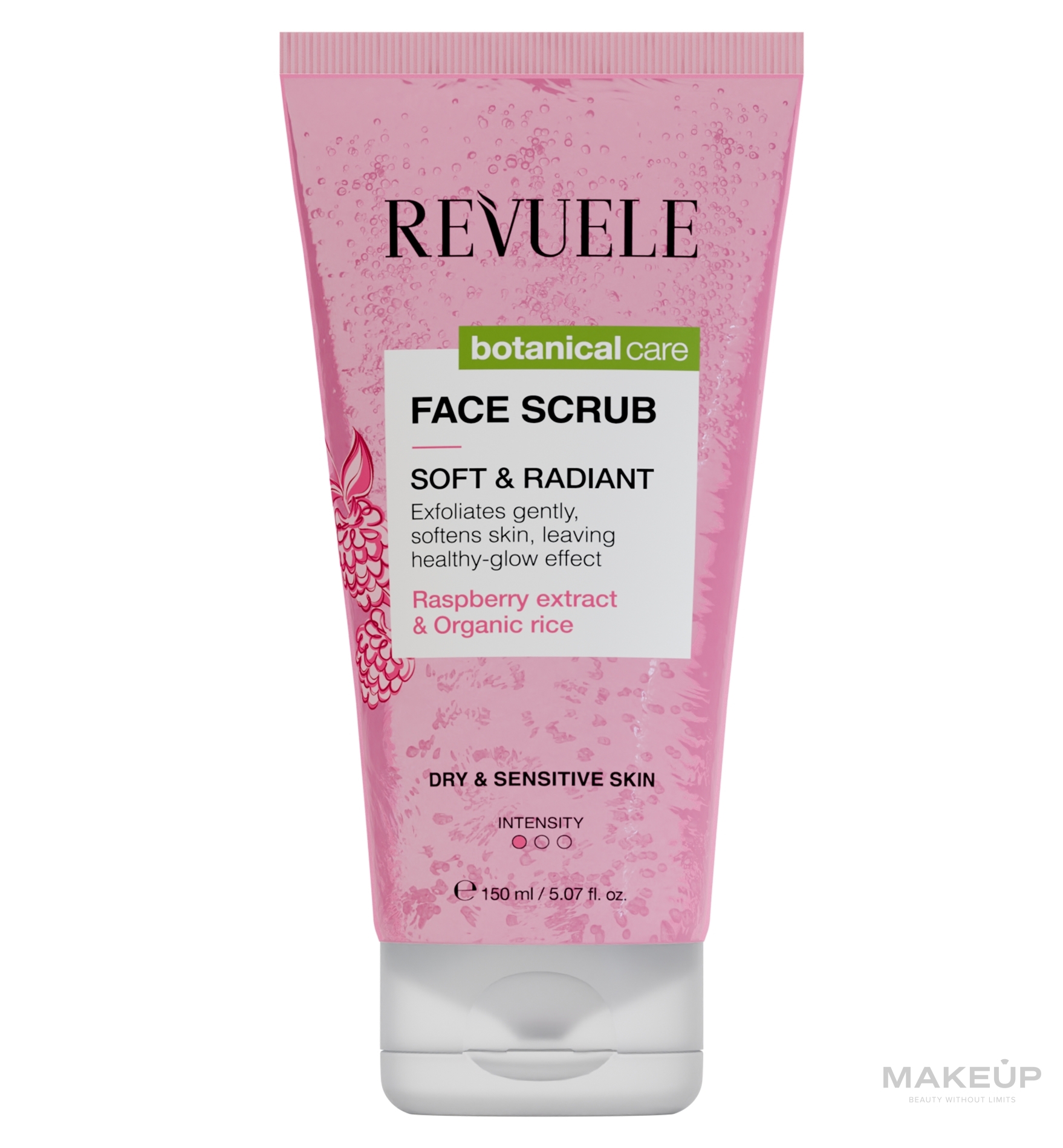 Скраб для лица "Мягкое и сияющее" - Revuele Botanical Face Scrub Soft & Radiant — фото 150g