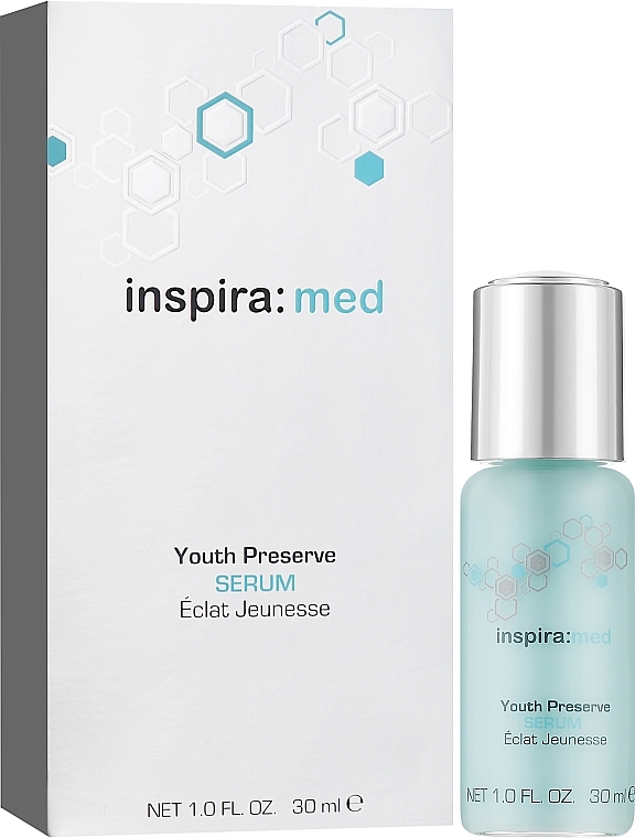 Ревитализирующая восстанавливающая антивозрастная сыворотка - Inspira:cosmetics Med Youth Preserve Serum — фото N2