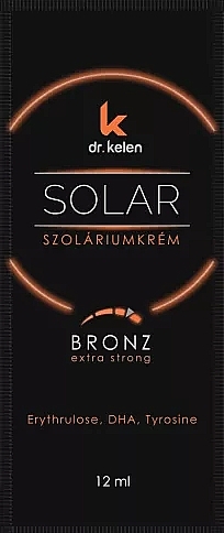 Крем для солярия "Эффект двойного загара" - Dr.Kelen Solar Bronz 2в1 (пробник) — фото N1