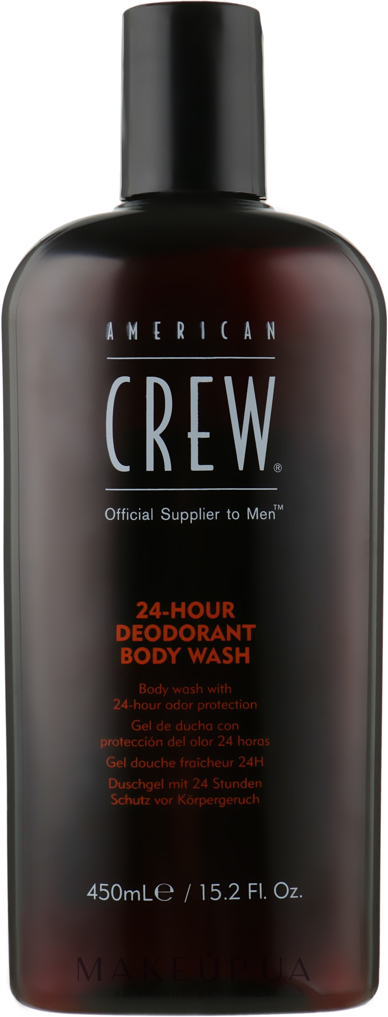 Гель для душу з дезодоруючим ефектом - American Crew Classic 24-Hour Deodorant Body Wash — фото 450ml