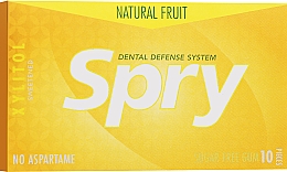 Парфумерія, косметика Натуральна жуйка фруктова з ксилітом - Spry Chewing Gum