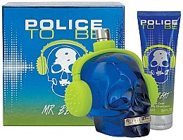 Духи, Парфюмерия, косметика Police To Be Mr Beat - Набор (edt/75ml + sh/gel/100ml)