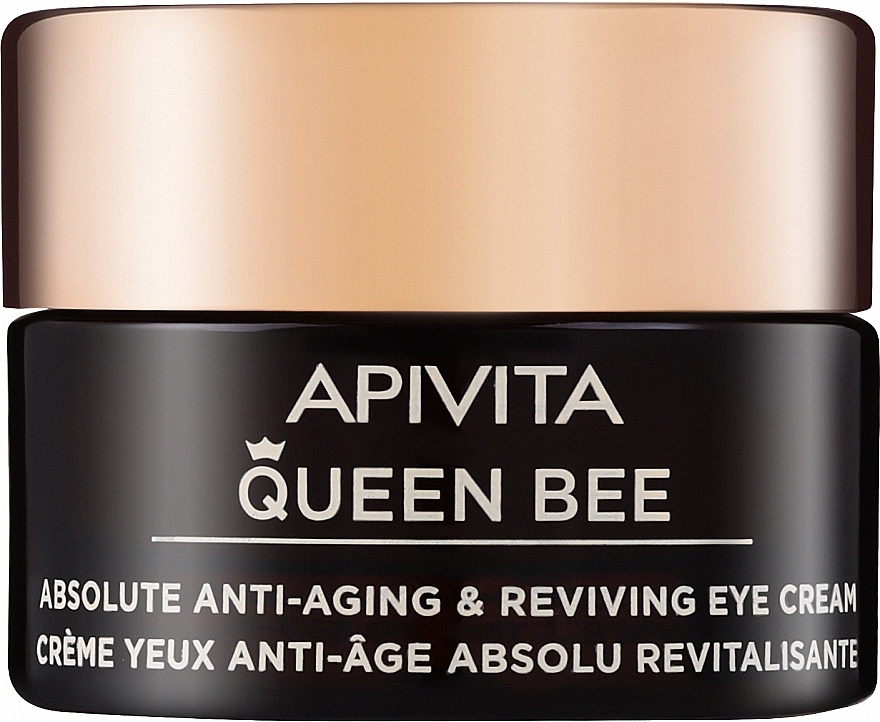 Крем для кожи вокруг глаз с маточным молочком в липосомах - Apivita Queen Bee Holistic Age Defence Eye Cream — фото N1