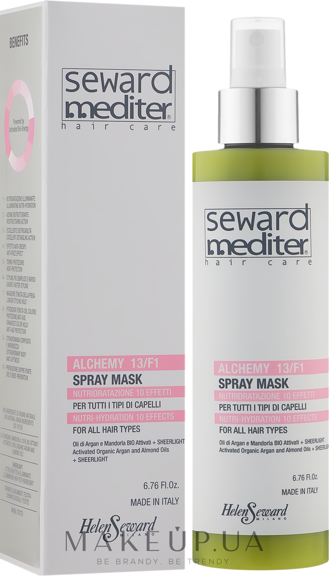 Маска-спрей питательно-увлажняющая для волос 10 в 1 - Helen Seward Alchemy 13/F1 Spray Mask — фото 200ml