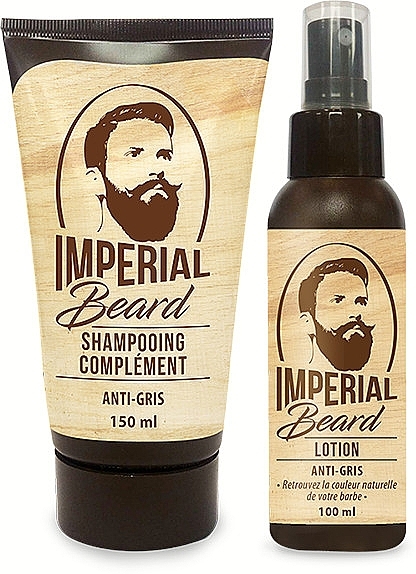 Набір - Imperial Beard Anti-Grey Beard Kit (shmp/150ml + b/spray/100ml) — фото N1