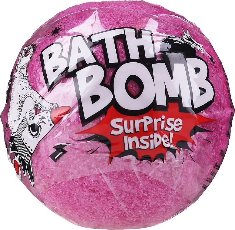 Бомбочка для ванн "Сюрприз", рожевий - LaQ Bath Bomb — фото N3