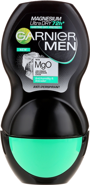 Дезодорант кульковий - Garnier Men Mineral Magnesium Ultra-Dry Anti-Perspirant Roll-On — фото N3