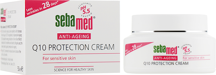 УЦЕНКА Крем против морщин с коэнзимом Q10 - Sebamed Anti-Ageing Q10 Protection Cream *