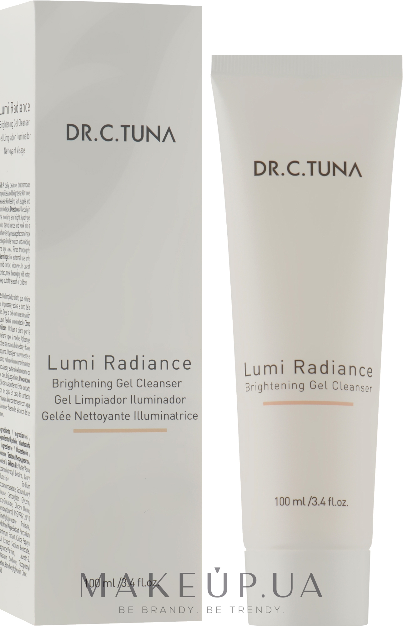 Очищувальний гель для сяйва шкіри - Farmasi Dr. C. Tuna Lumi Radiance Brightening Gel Cleanser — фото 100ml
