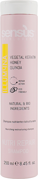 Шампунь відновлювальний для волосся - Sensus Nutri Repair Shampoo — фото N1