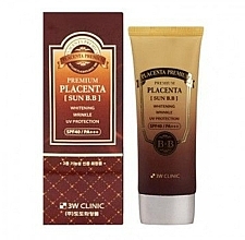 Солнцезащитный BB крем для лица с плацентой - 3W Clinic Premium Placenta Sun BB Cream — фото N2