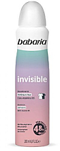 Парфумерія, косметика Дезодорант-спрей для тіла "Непомітний" - Babaria Skin Invisible Deodorant Spray