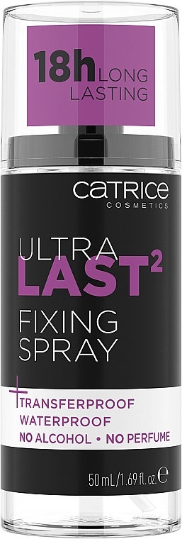 Фиксирующий спрей - Catrice Fixative Spray Waterproof Ultra Last2 — фото N1