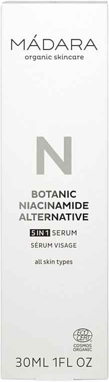 Альтернативна сироватка з ніацинамідом - Madara Cosmetics Botanic Niacinamide Alternative 5-In-1 Serum — фото N2