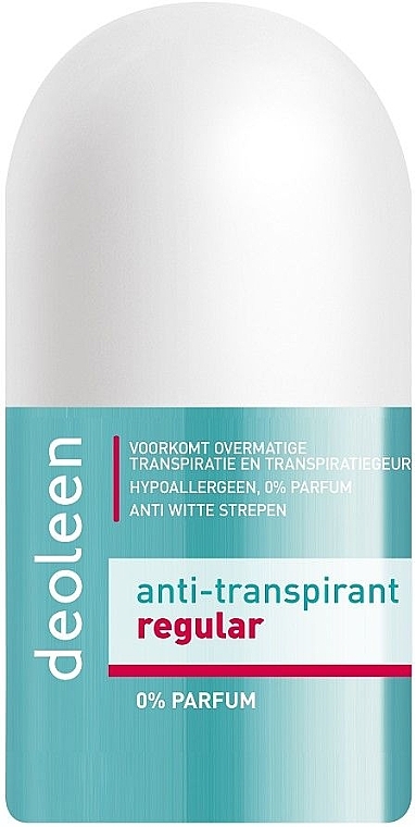 Роліковий дезодорант - Deoleen Anti-transpirant Regular Deo Roller — фото N1