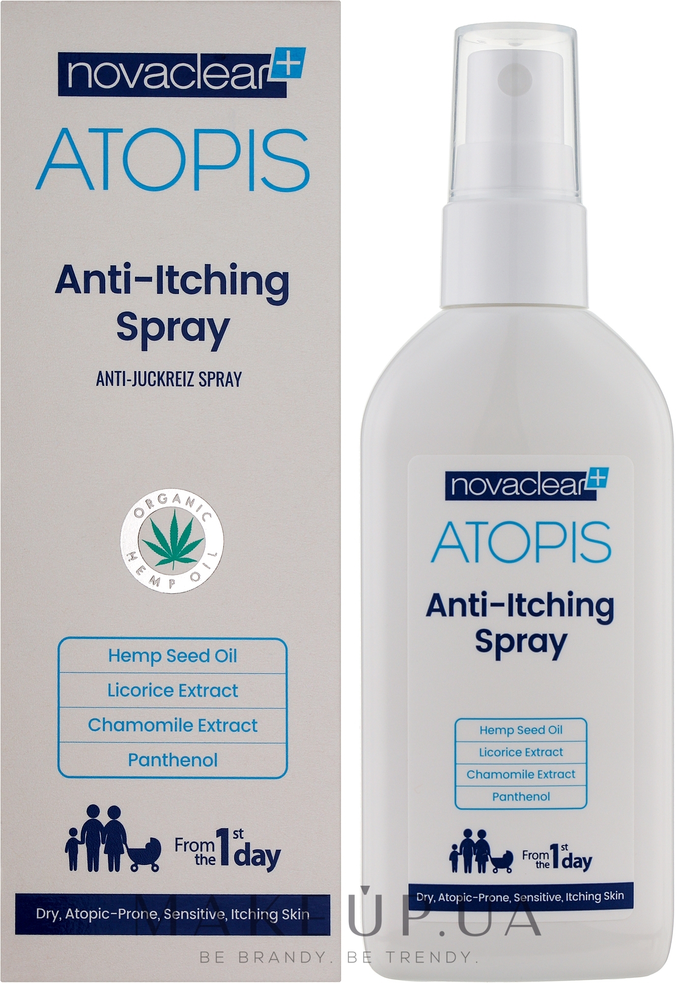 Спрей для тела - Novaclear Atopis Anti-Itching Spray — фото 100ml