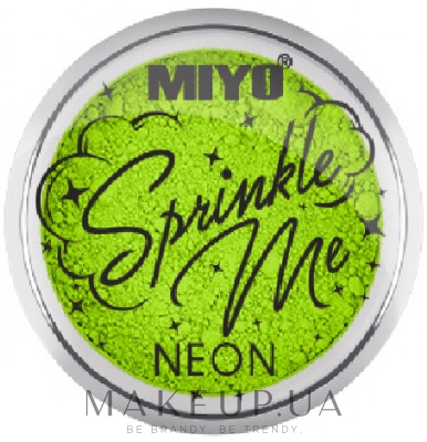 Неоновый пигмент для век - Miyo Sprinkle Me Neon — фото Atomic Grass