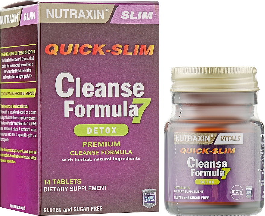 Диетическая добавка для очищения организма "Тройной детокс" - Nutraxin Cleanse Formula — фото N1