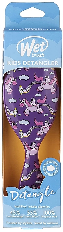 Детская расческа для волос - Wet Brush Kids Detangler Sweet Treats Unicorn — фото N1