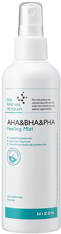 Очищающий пилинг-мист с кислотами - Mizon AHA-BHA-PHA Peeling Mist  — фото N1