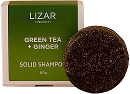 Твердий шампунь "Зелений чай + імбир" - Lizar Solid Shampoo — фото N3