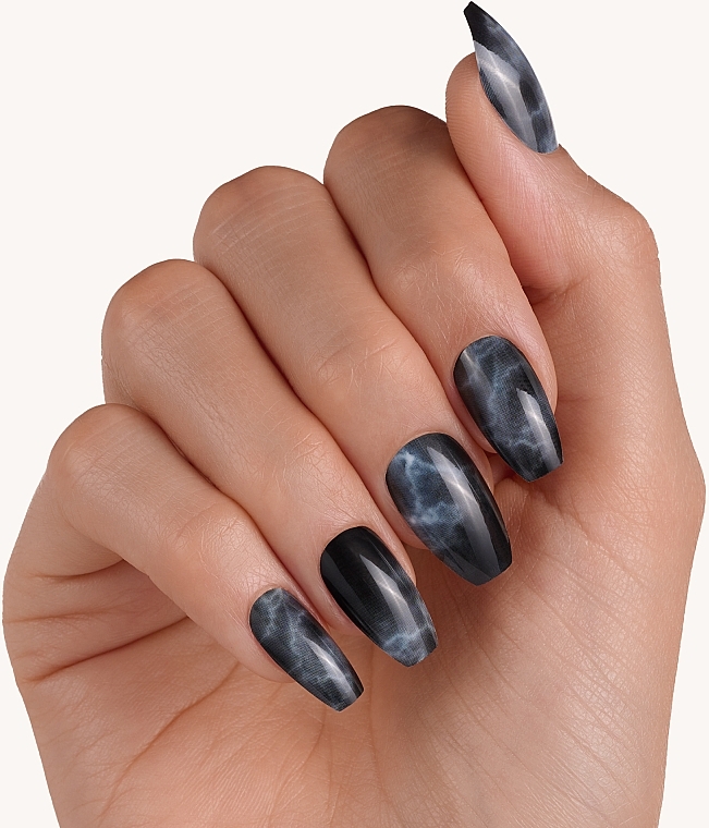 Накладные ногти на клейкой основе - Essence Nails In Style Youre Marbellous — фото N4