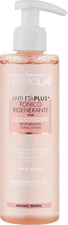 Тонік антивіковий 60+ для обличчя - Deborah Dermolab Tonic — фото N1