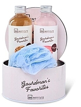 Парфумерія, косметика Набір - IDC Institute Gourmand's Favourities Set (sh/gel/200 ml + b/foam/200 ml + washcloth)