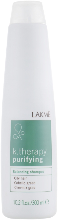 Балансирующий шампунь для жирных волос - Lakme K.Therapy Purifying Balancing Shampoo