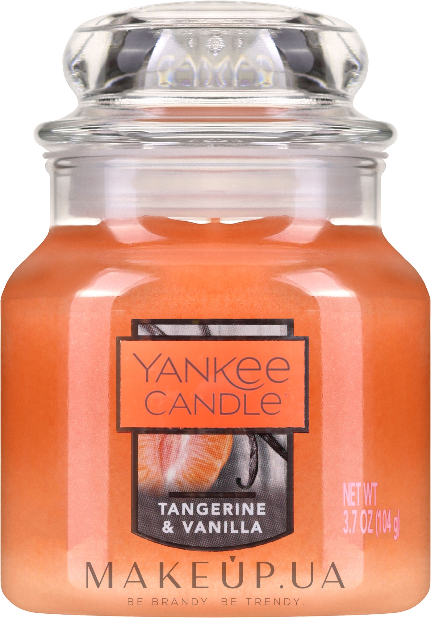 Ароматическая свеча в банке "Мандарин и ваниль" - Yankee Candle Tangerine & Vanilla — фото 104g