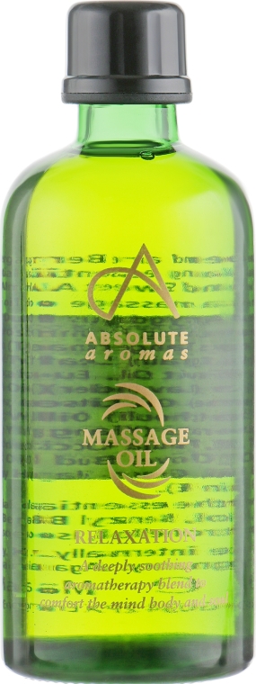 Масажна олія "Релакс" - Absolute Aromas Relaxation Massage Oil — фото N1