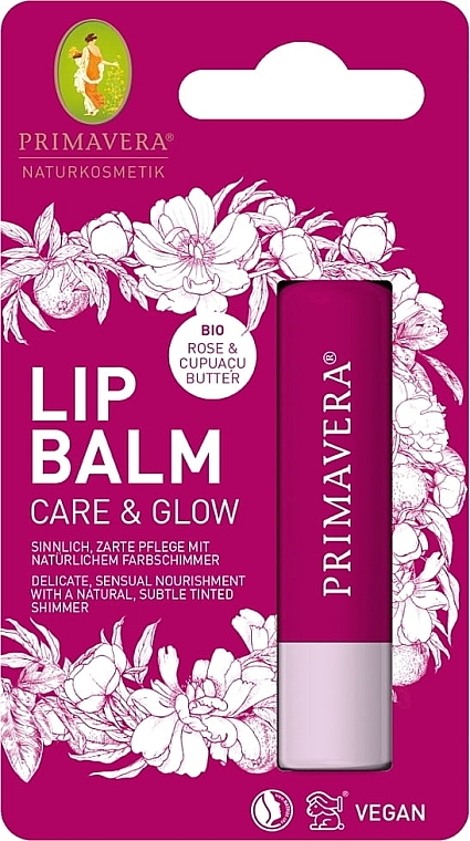 Бальзам для губ "Догляд і сяйво" - Primavera Care & Glow Lip Balm — фото N1