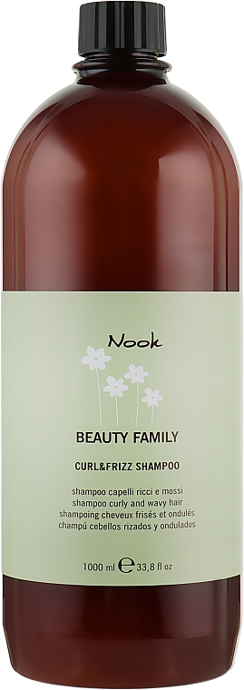 Шампунь для кудрявых, завитых и вьющихся волос - Nook Beauty Family Curl And Friz Shampoo PH 5.5