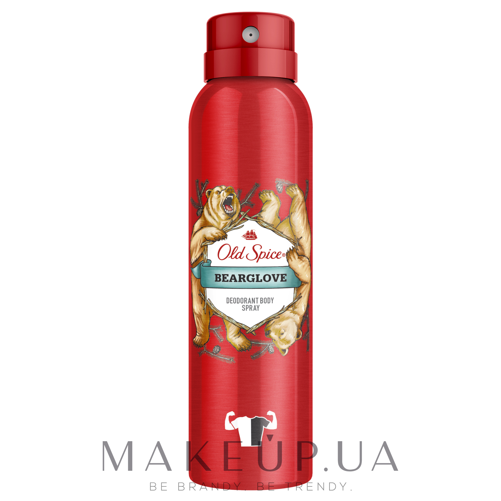 Аэрозольный дезодорант - Old Spice Bearglove Deodorant Spray — фото 150ml